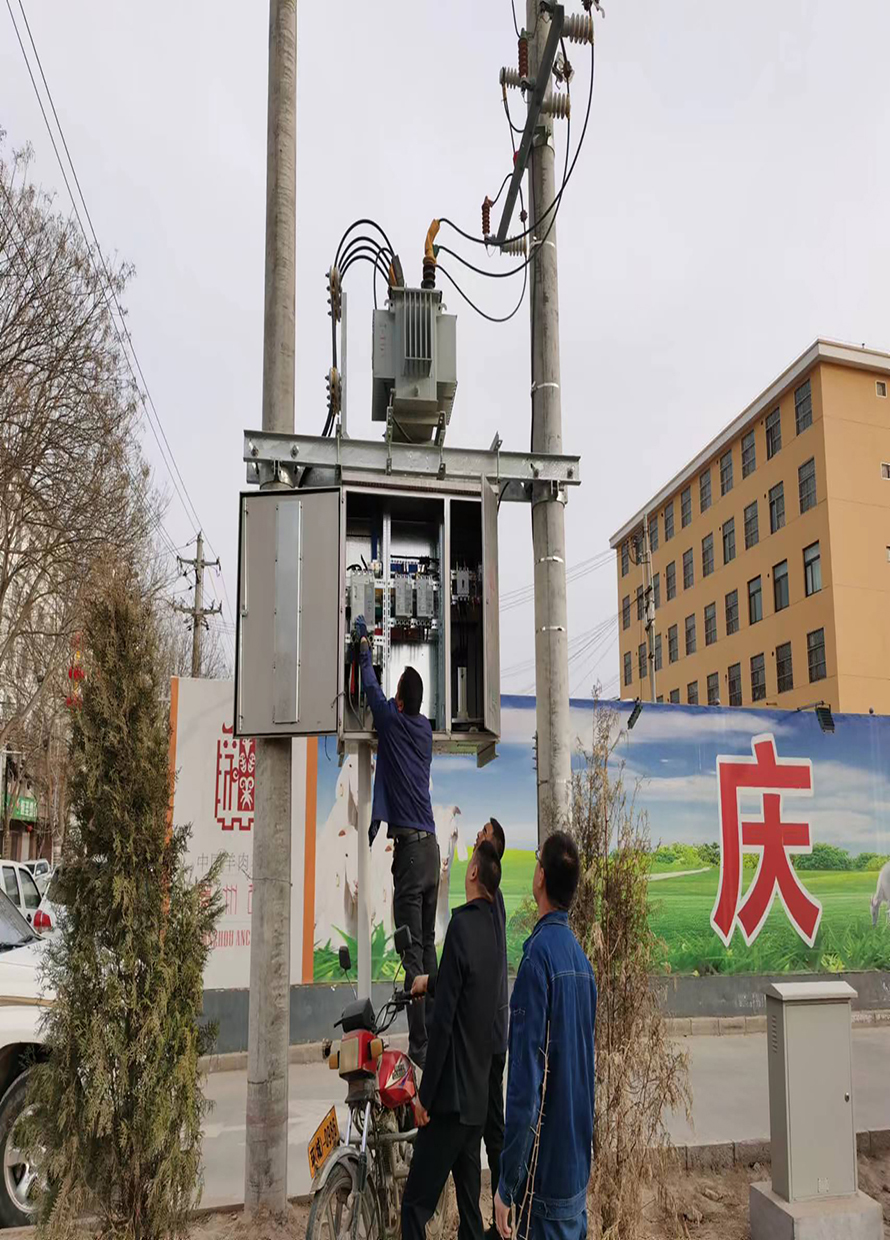 甘肅環(huán)縣充電站配電工程JP柜、費(fèi)控計(jì)量設(shè)備安裝